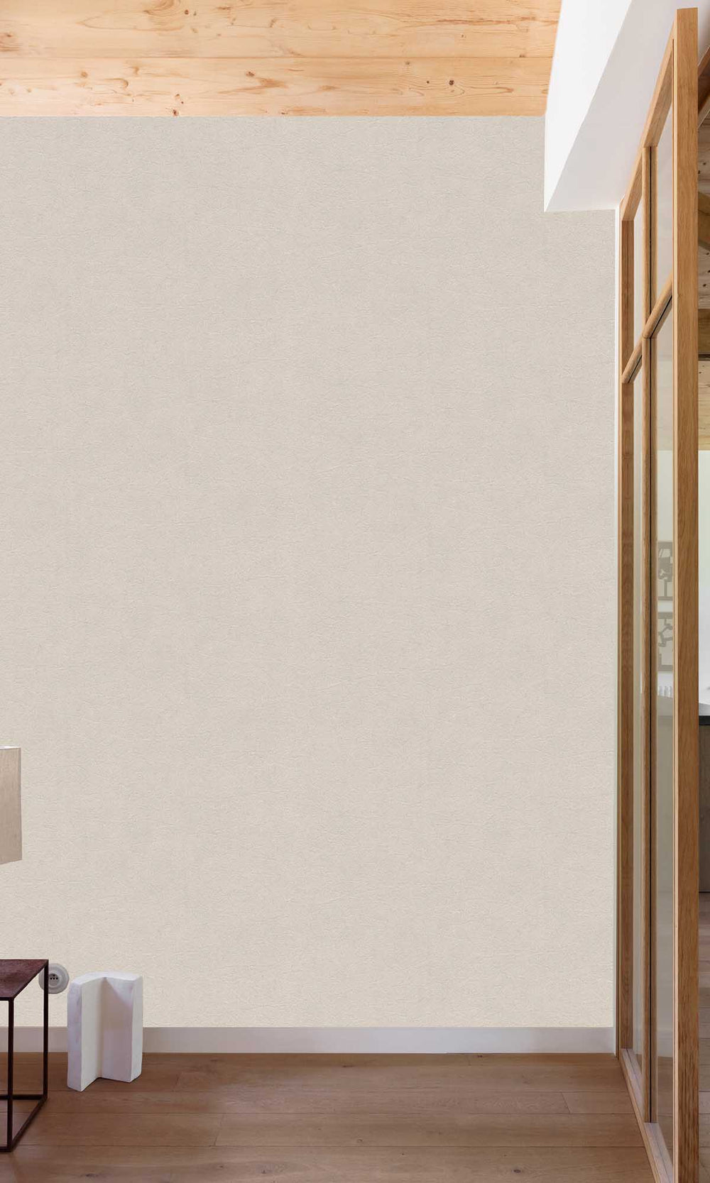 Linnet Beige Faux Leather Wallpaper R10147
