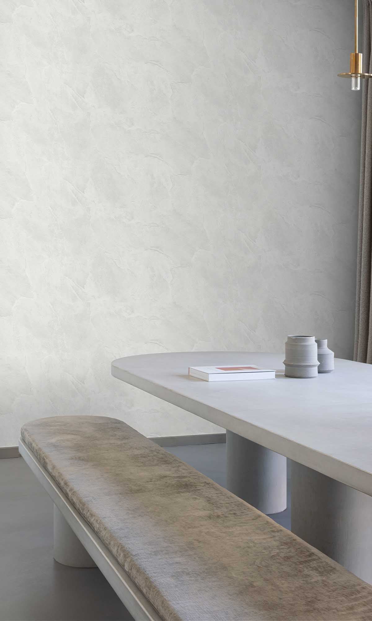 Porpoise Grey Faux Natural Slate Wallpaper R10148