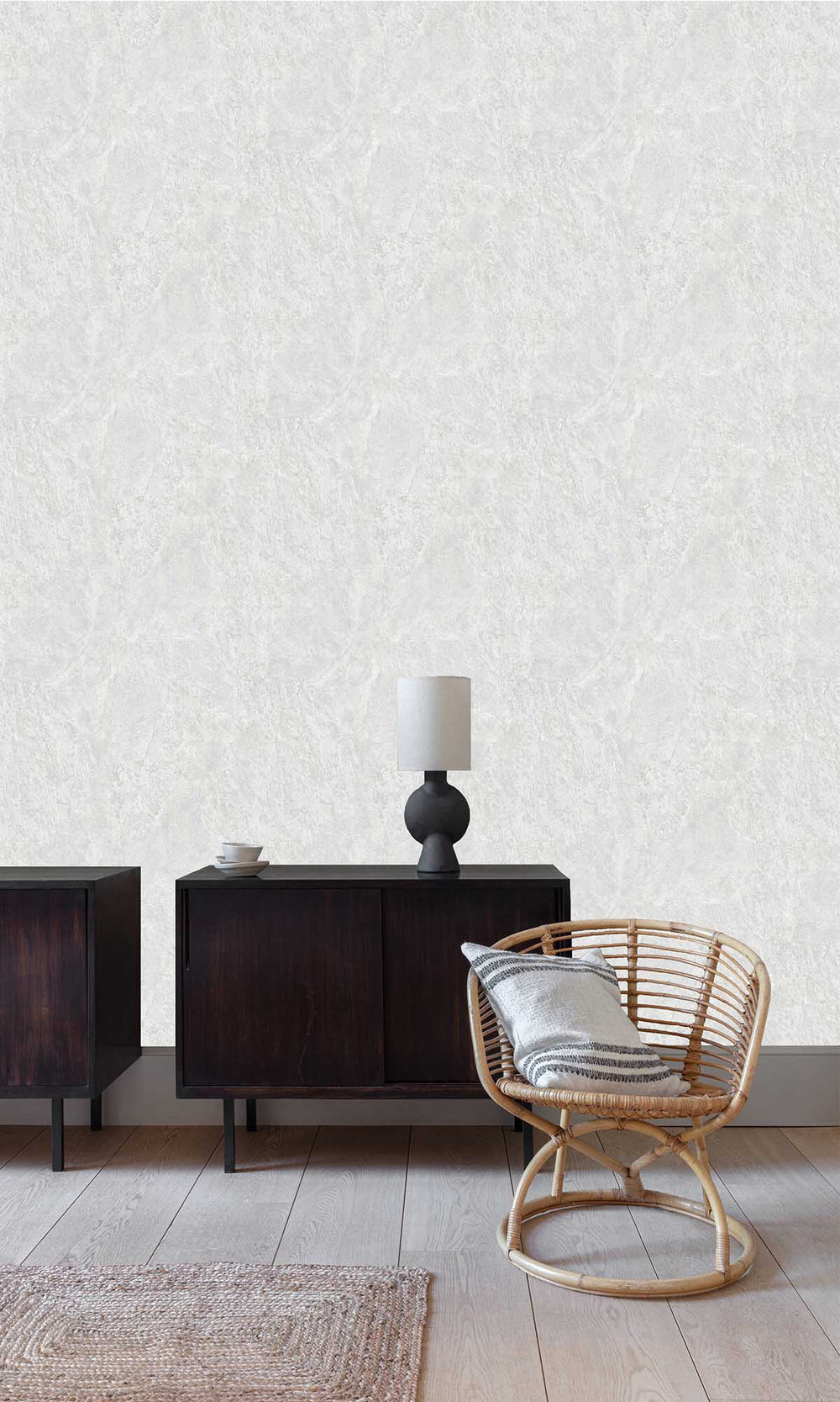 Royal Silver Faux Slate Wallpaper R10154