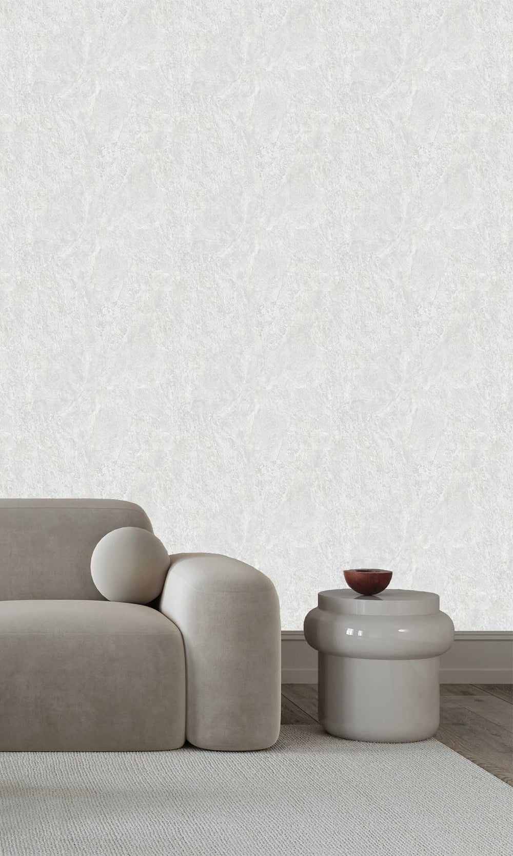 Royal Silver Faux Slate Wallpaper R10154