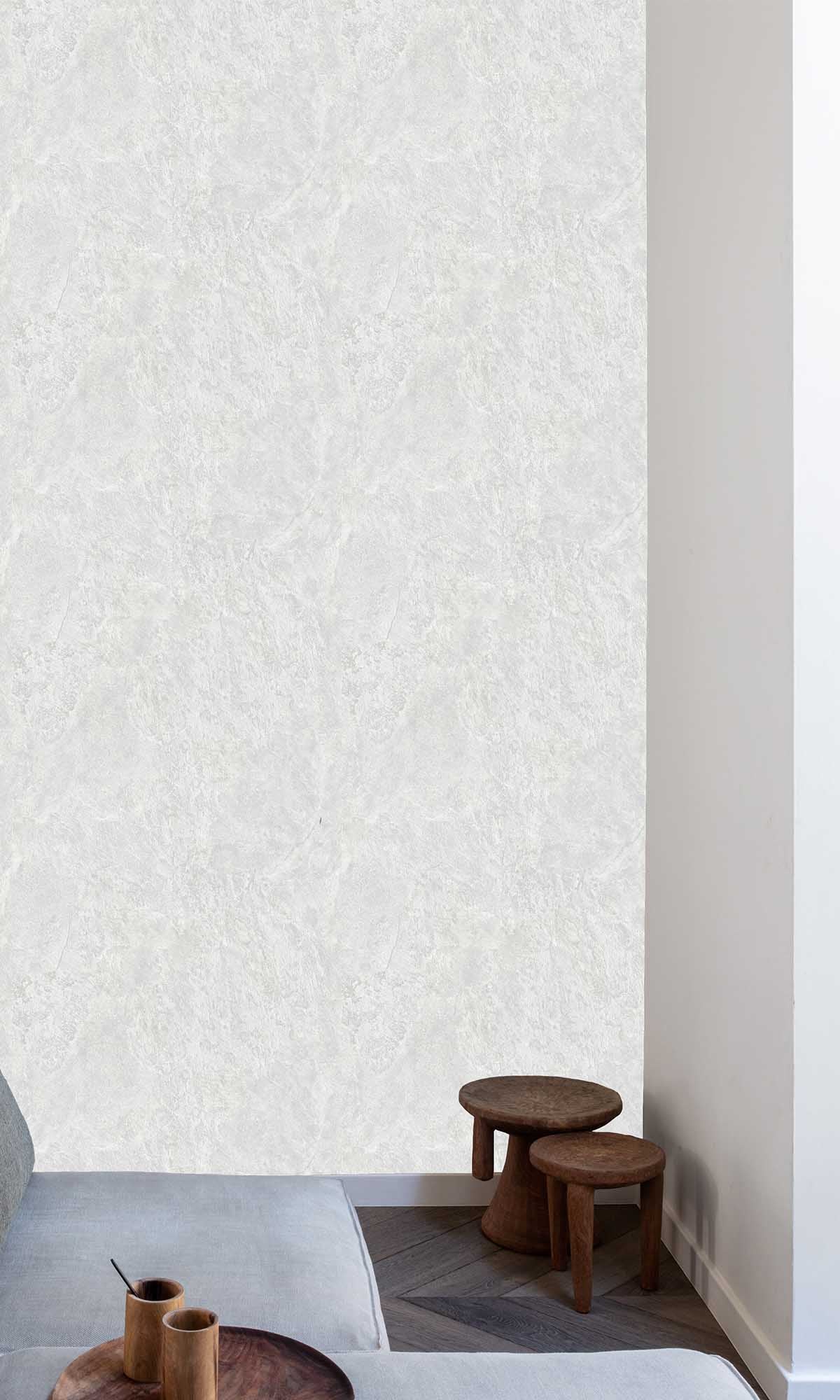 Royal Silver Faux Slate Wallpaper R10154