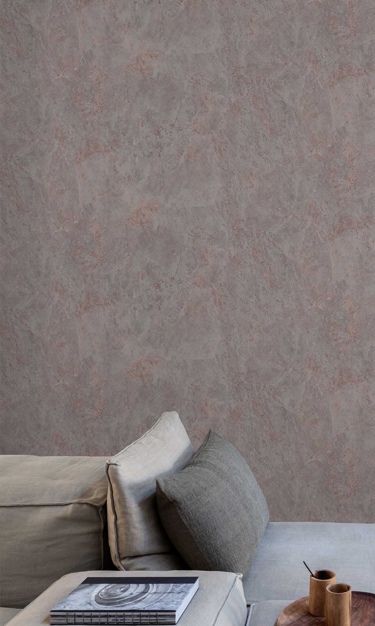 Steeple Grey Faux Slate Wallpaper R10156