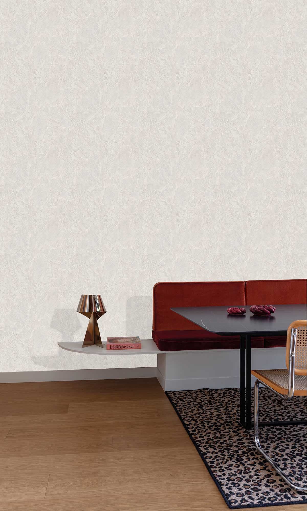 Shy Beige Faux Slate Wallpaper R10158