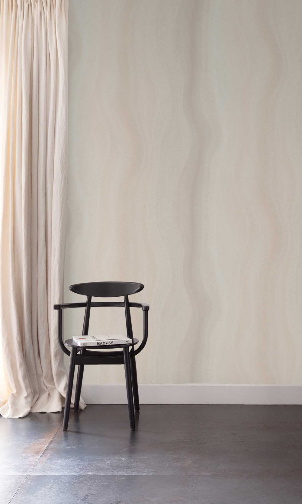 Suntan Beige Abstract Moire Wave Wallpaper R10168