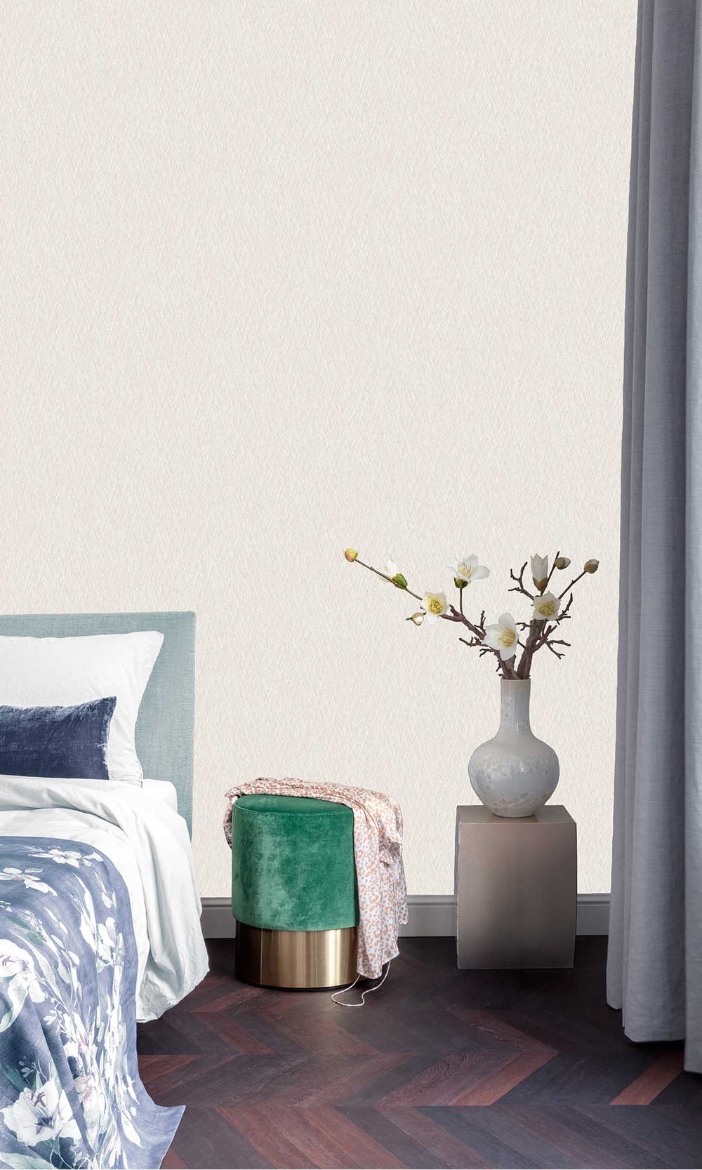 Mountain Grey Geometric Crisscross Wallpaper R10173