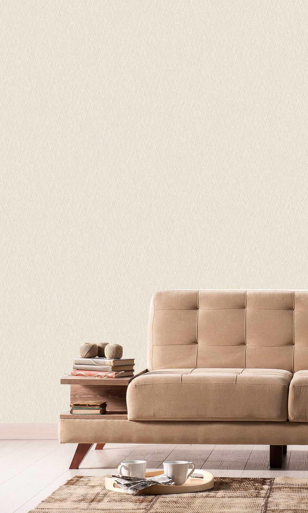 Wheat Sheaf Geometric Crisscross Wallpaper R10174
