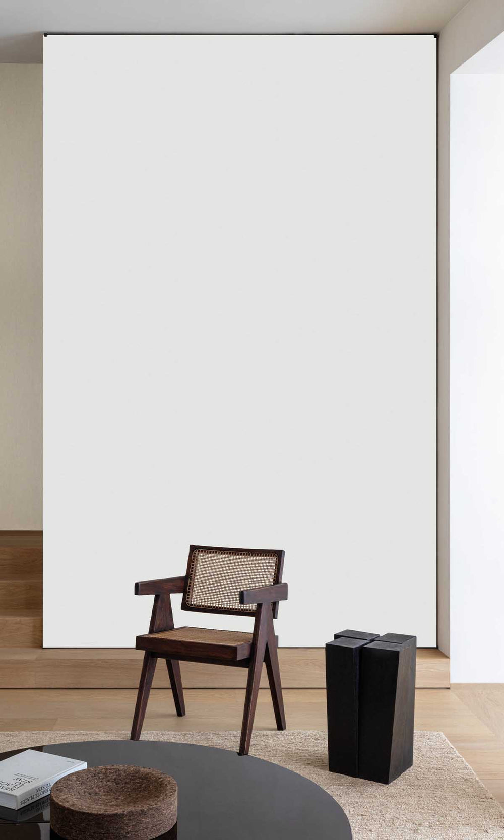 Aria Grey Linen Look Wallpaper R10179