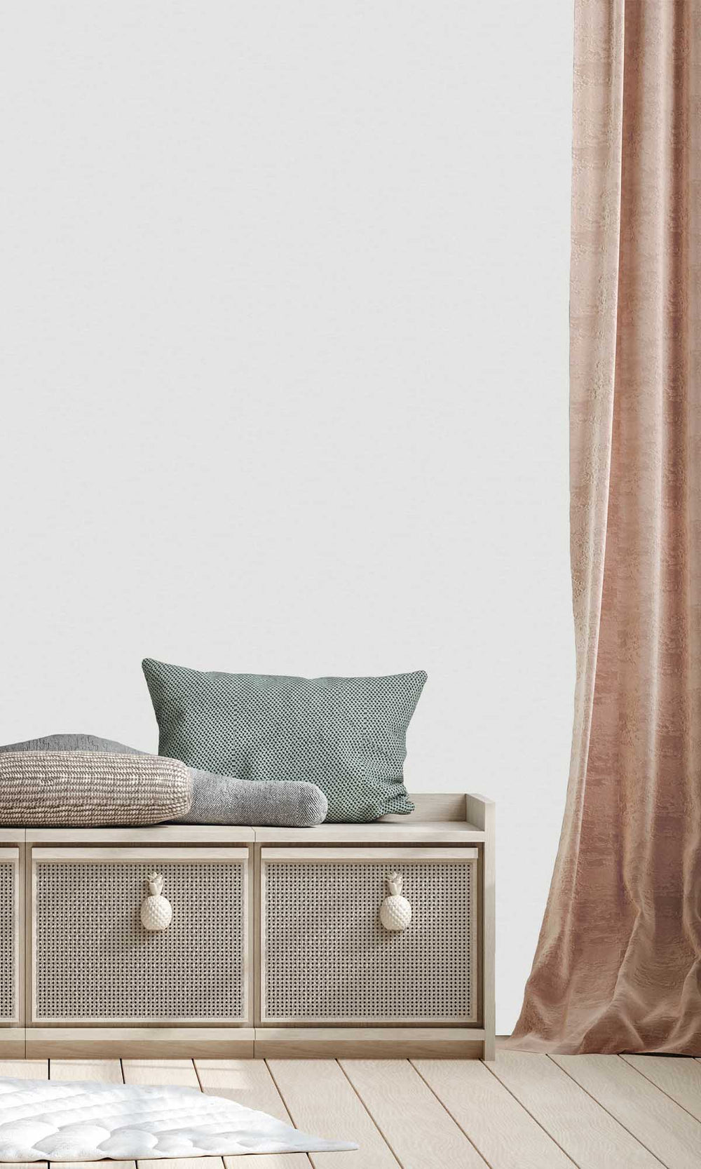 Aria Grey Linen Look Wallpaper R10179
