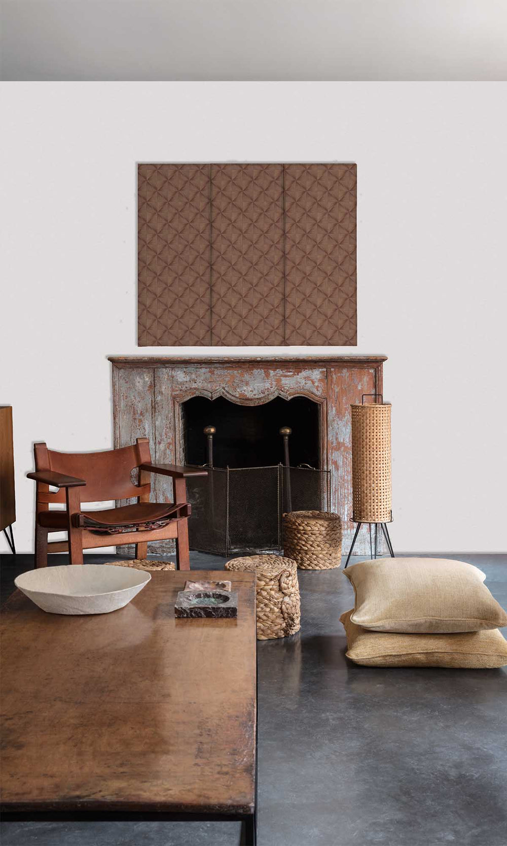 Pebble Stone Linen Look Wallpaper R10180