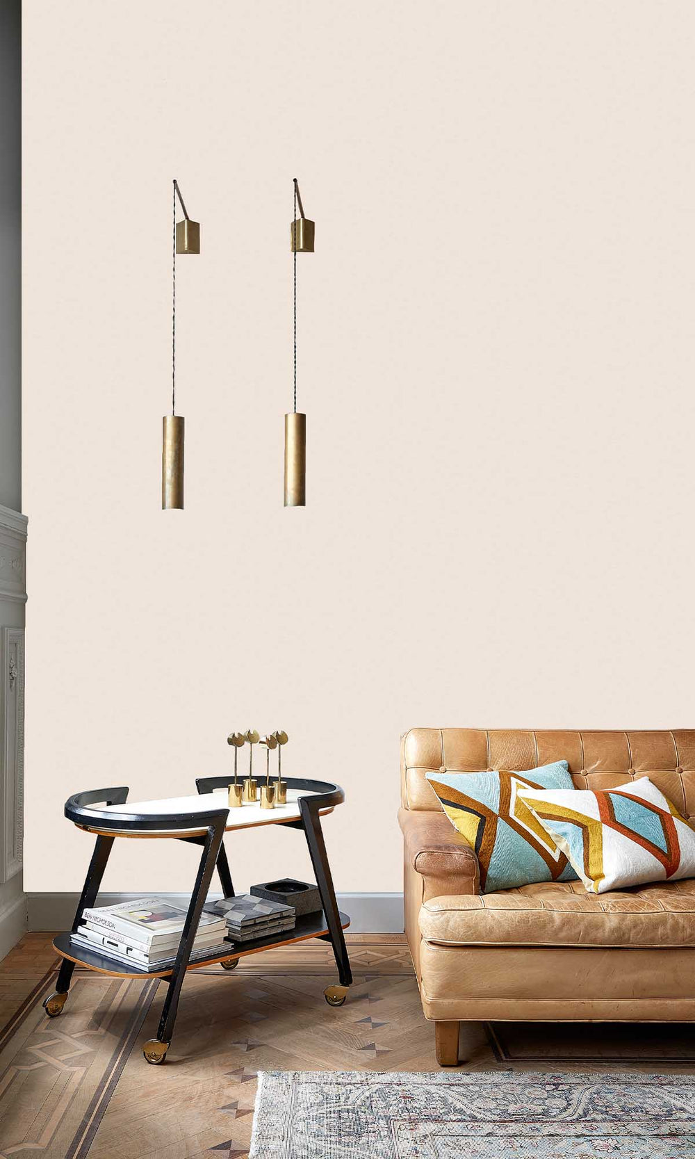 Aquarelle Beige Linen Look Wallpaper R10183