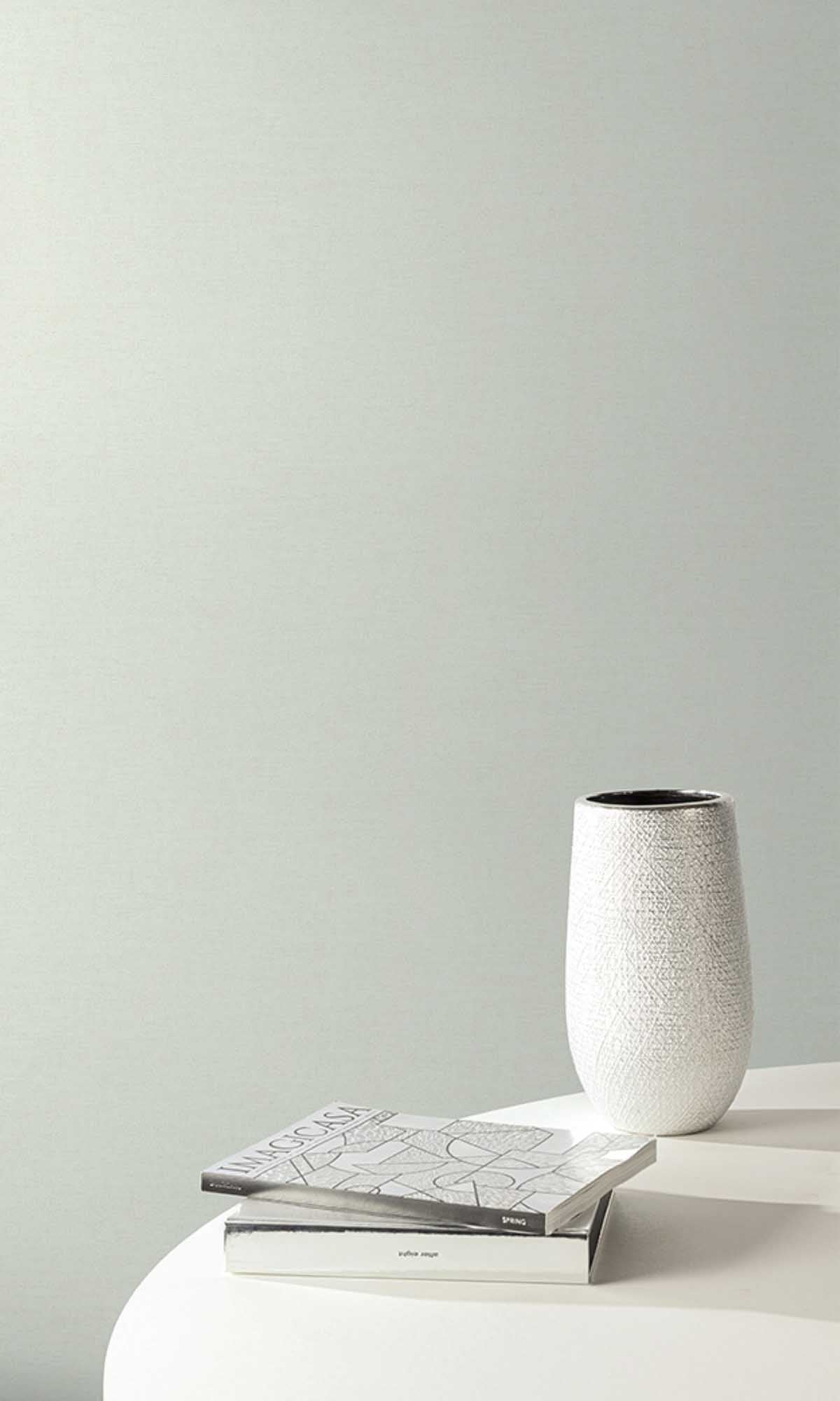 Pastel Grey Linen Look Wallpaper R10188