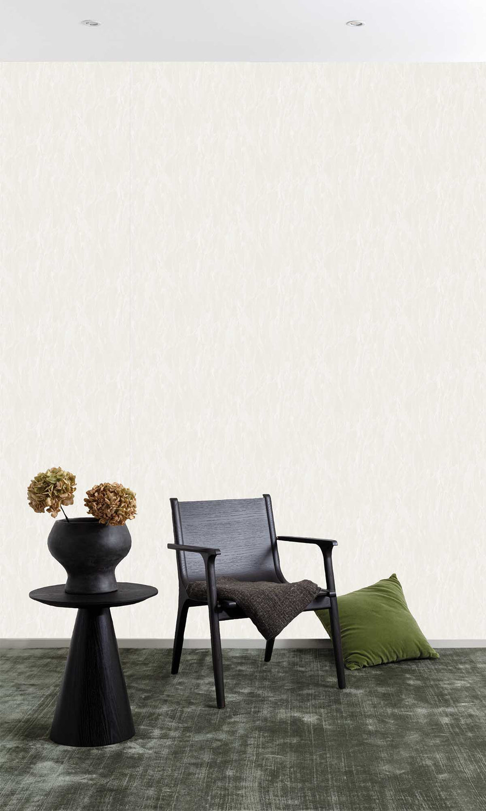 Ambrosia Ivory Crumpled Paper Texture Wallpaper R10198