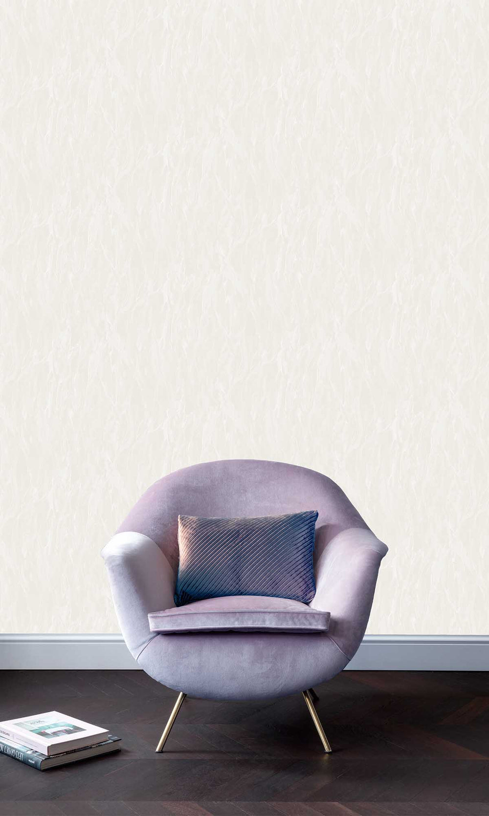 Ambrosia Ivory Crumpled Paper Texture Wallpaper R10198
