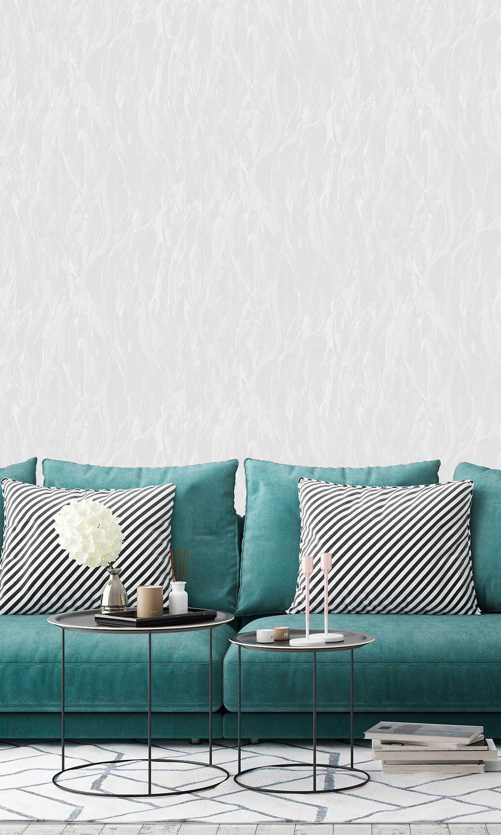 Jupiter Grey Crumpled Paper Texture Wallpaper R10199