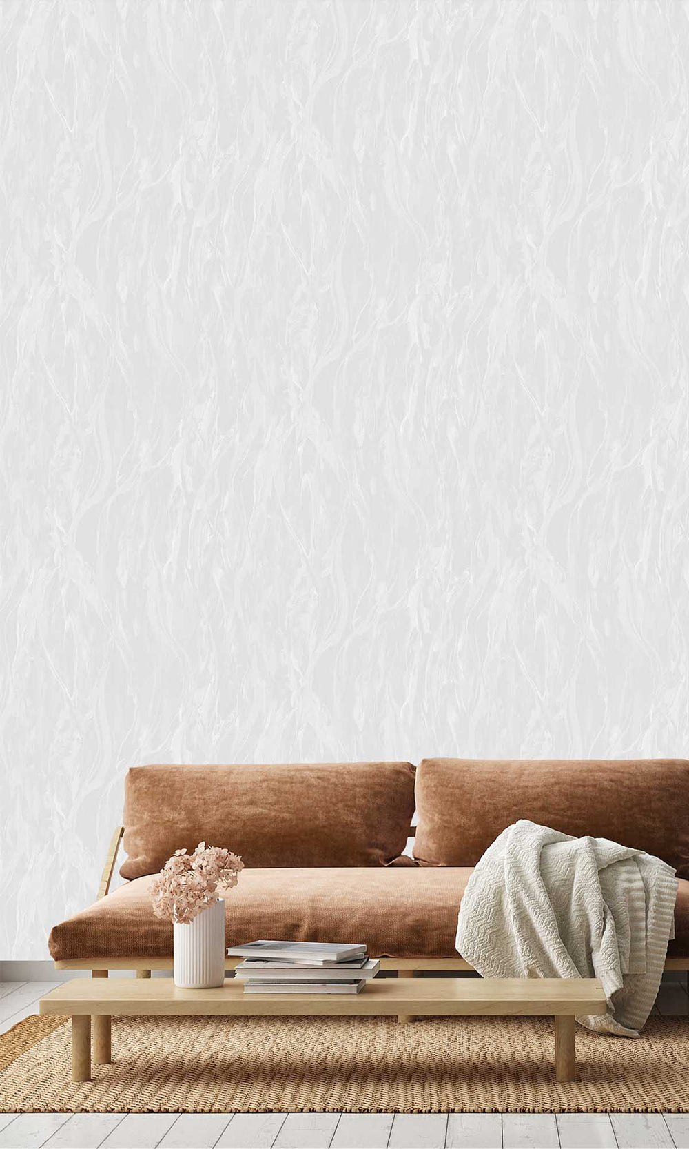 Jupiter Grey Crumpled Paper Texture Wallpaper R10199
