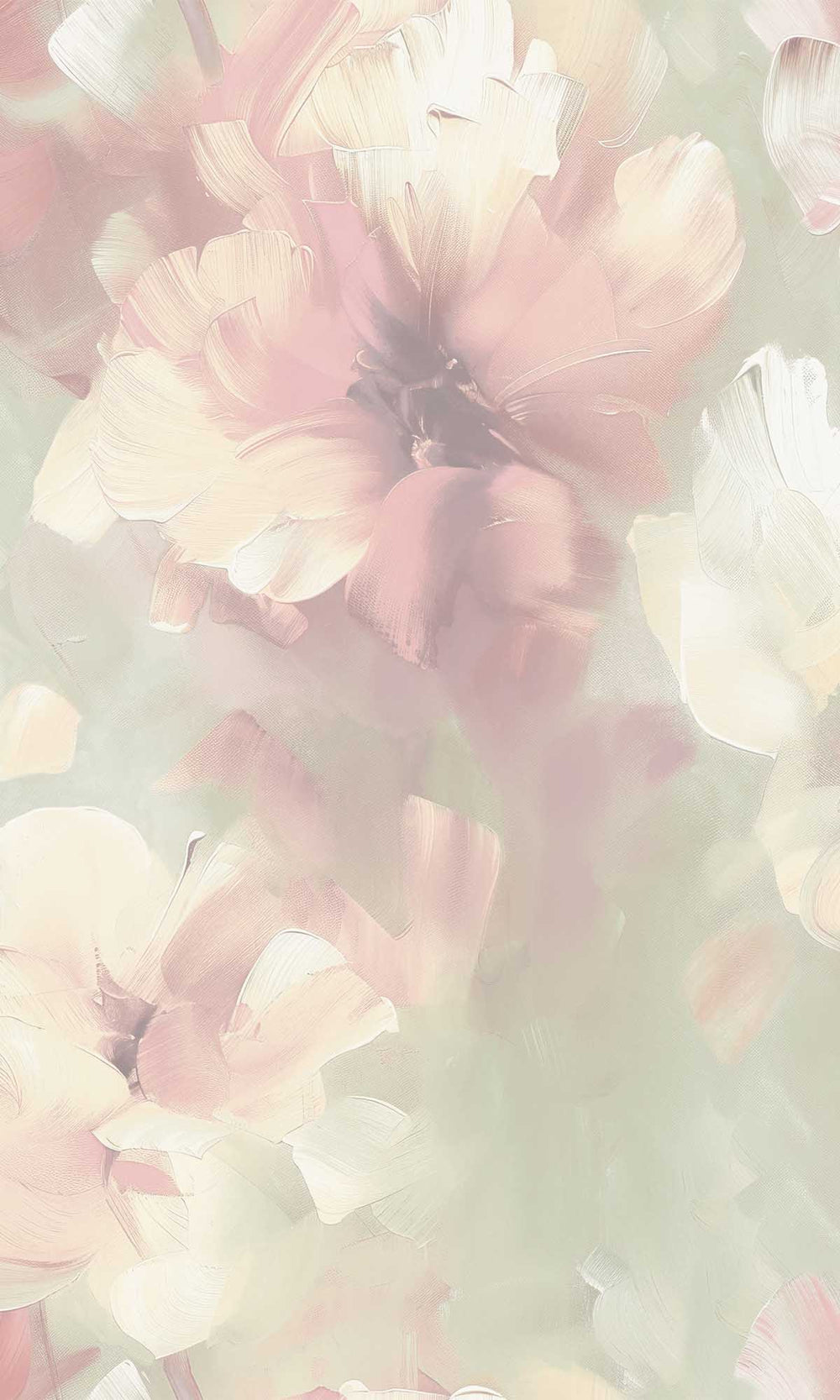 Mystic Mauve Floral Art Wallpaper R10203
