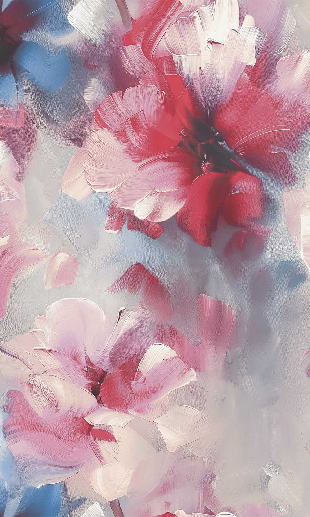 Cherry Hill Floral Art Wallpaper R10205