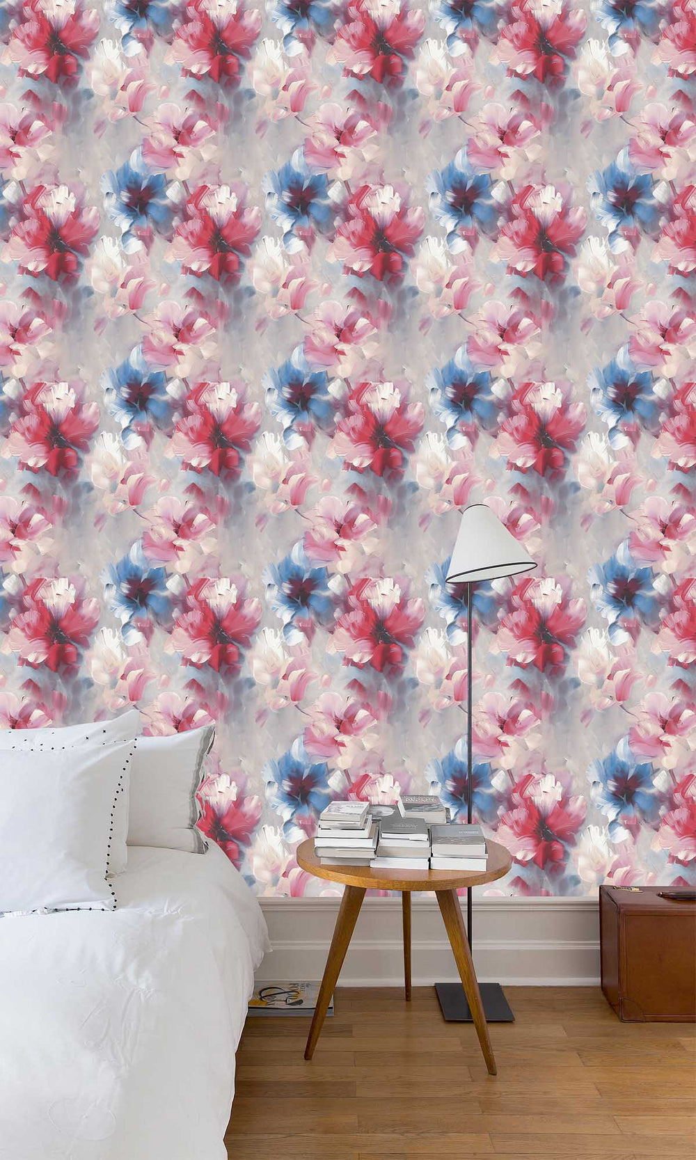 Cherry Hill Floral Art Wallpaper R10205
