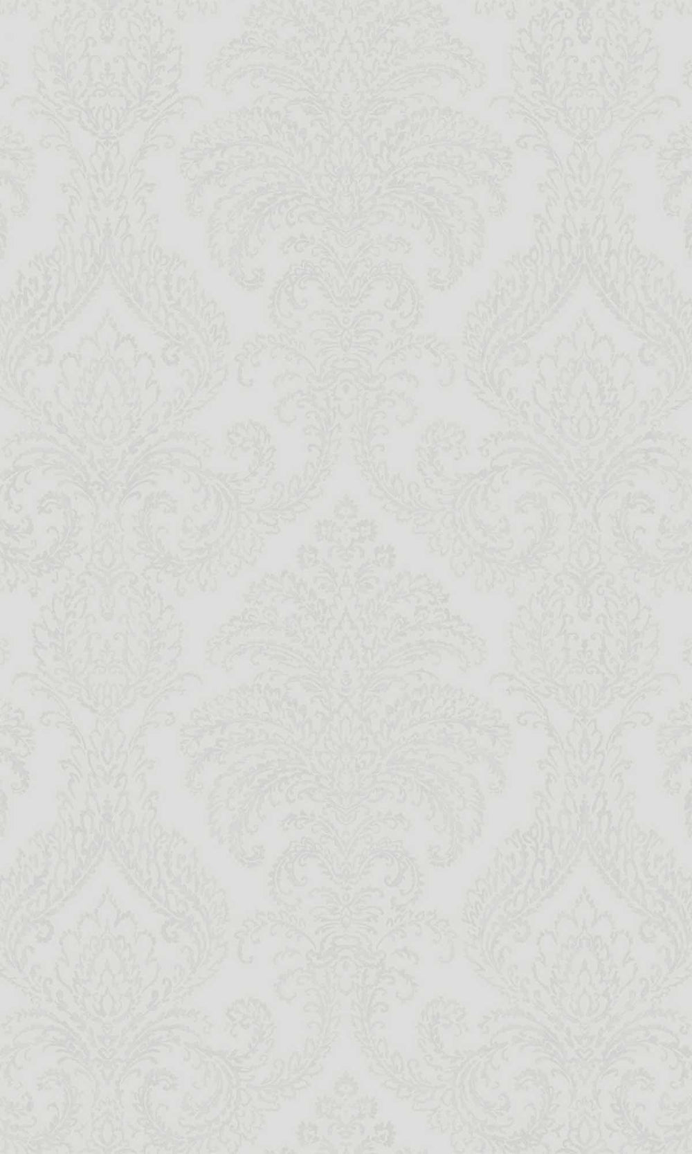 Light Grey Damask All-Over Wallpaper R10208
