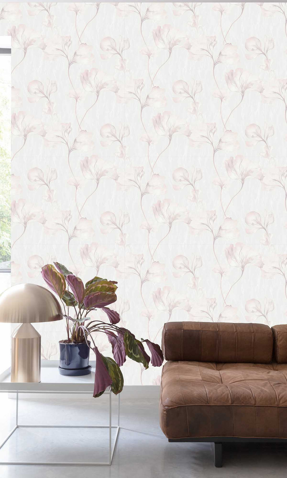 Hazel Blush Wildflowers Wallpaper R10211