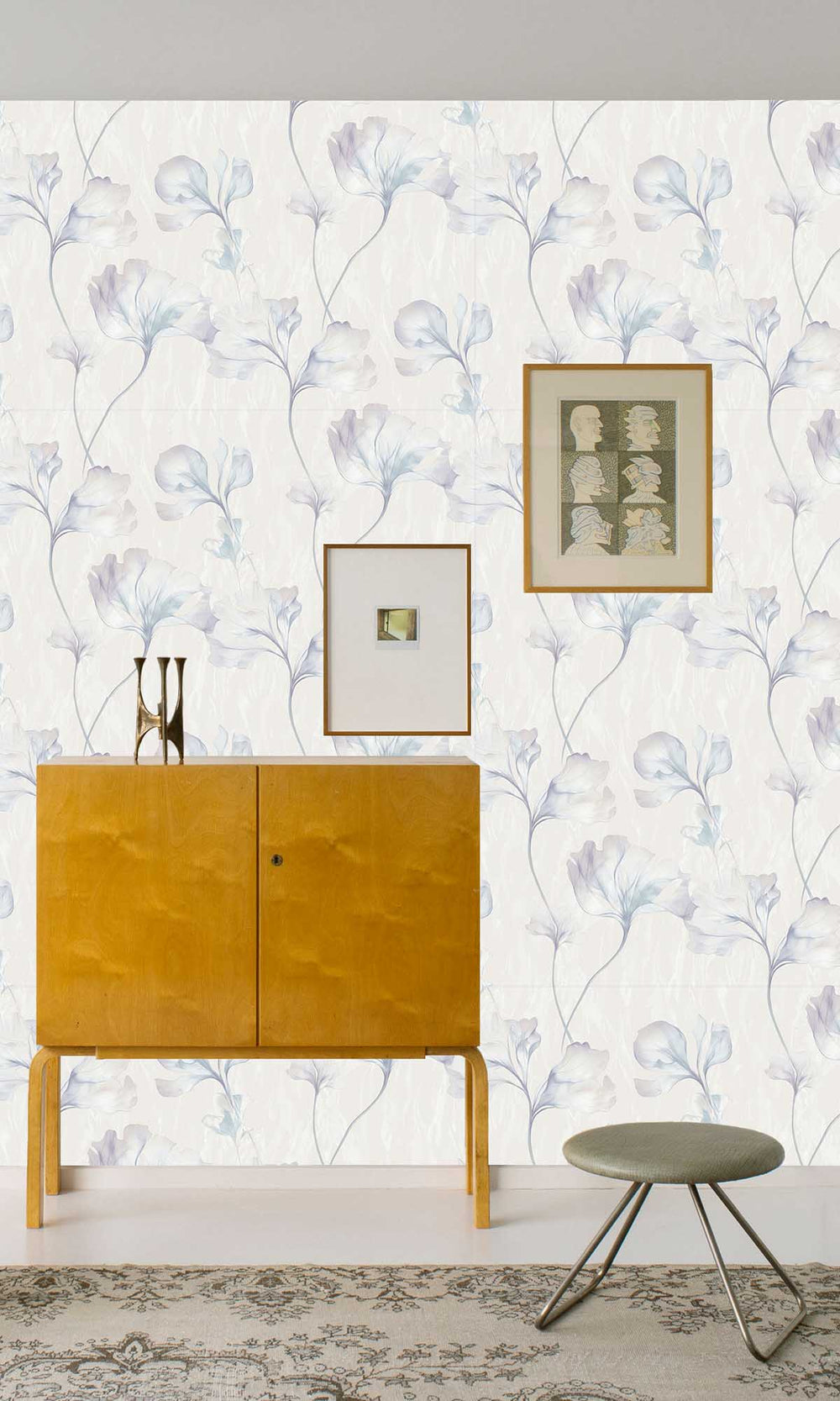 Blue Bayou Wildflowers Wallpaper R10212
