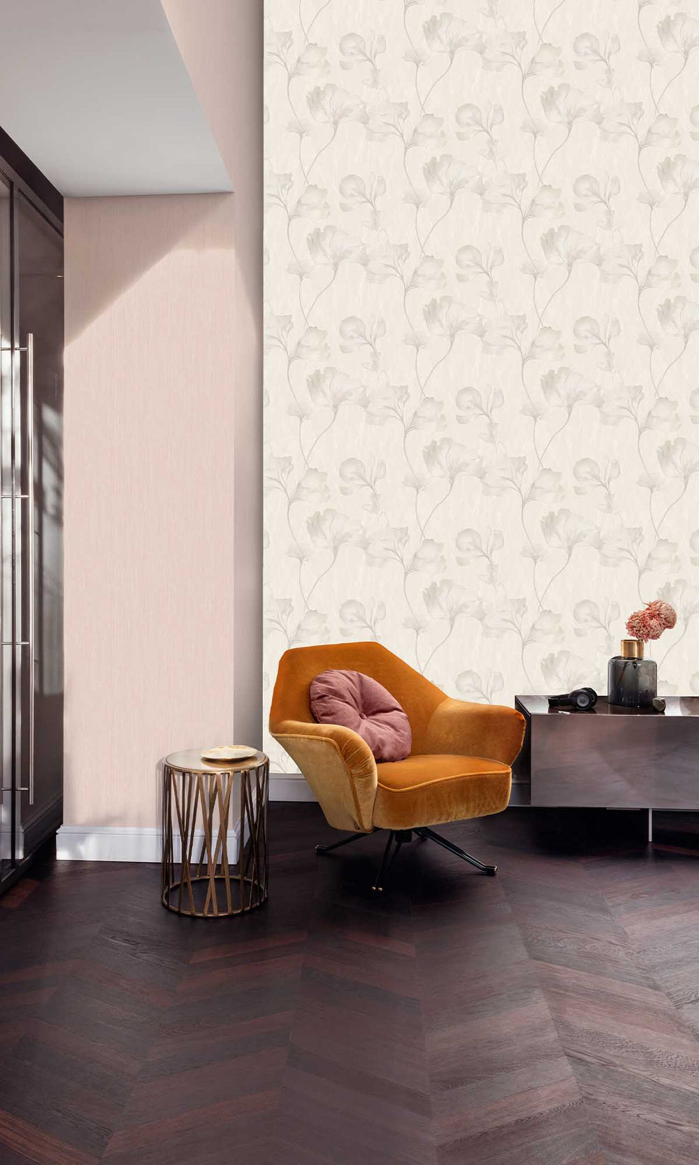 Merino Beige Wildflowers Wallpaper R10214
