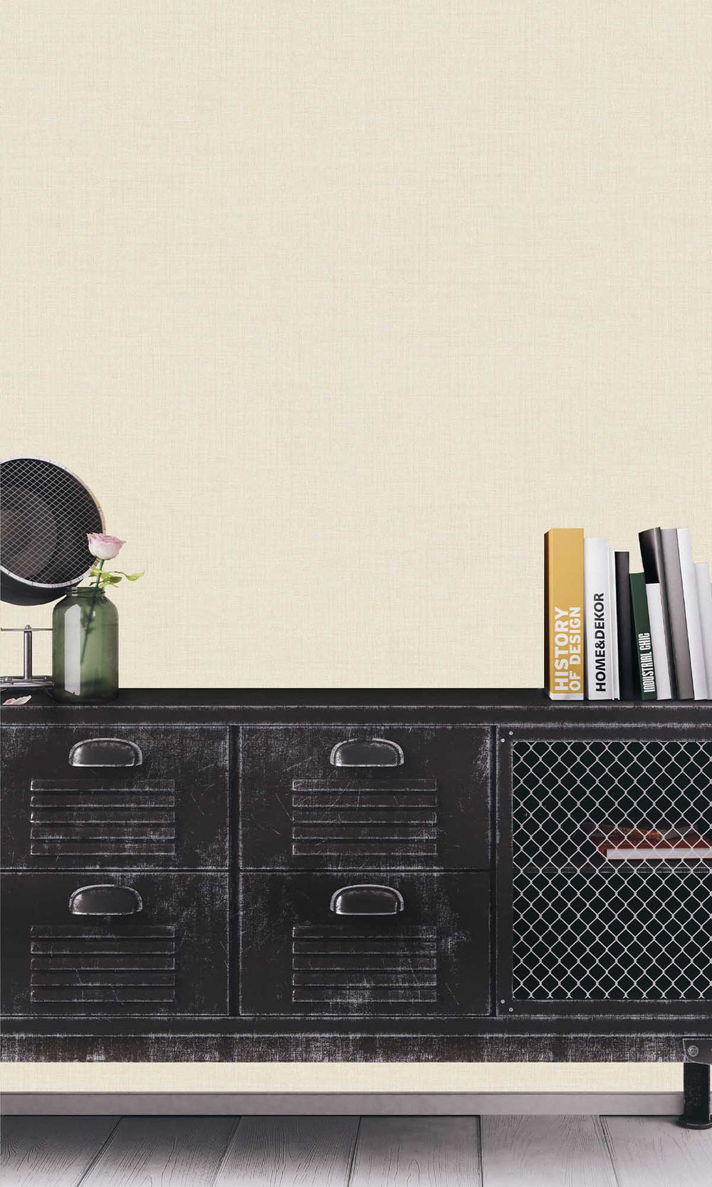 Brandied Pears Linen Texture Wallpaper R10217