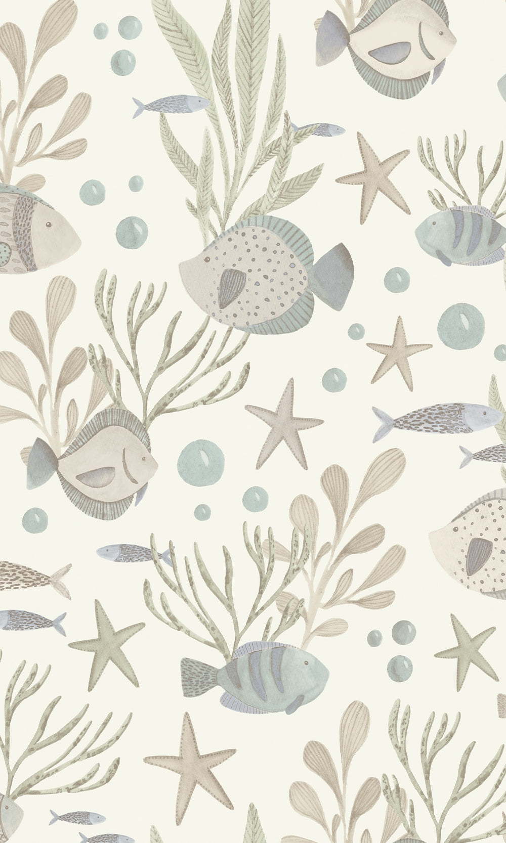 Ambrosia Ivory Underwater Scene Wallpaper R10231