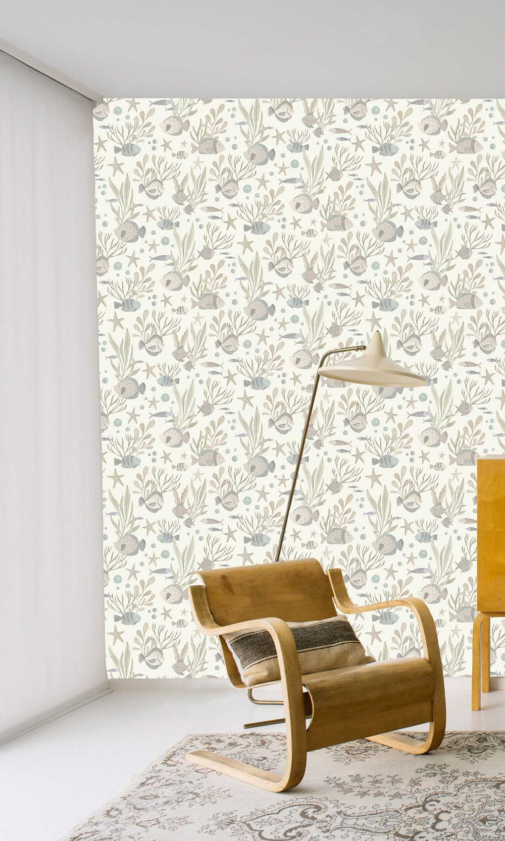 Ambrosia Ivory Underwater Scene Wallpaper R10231