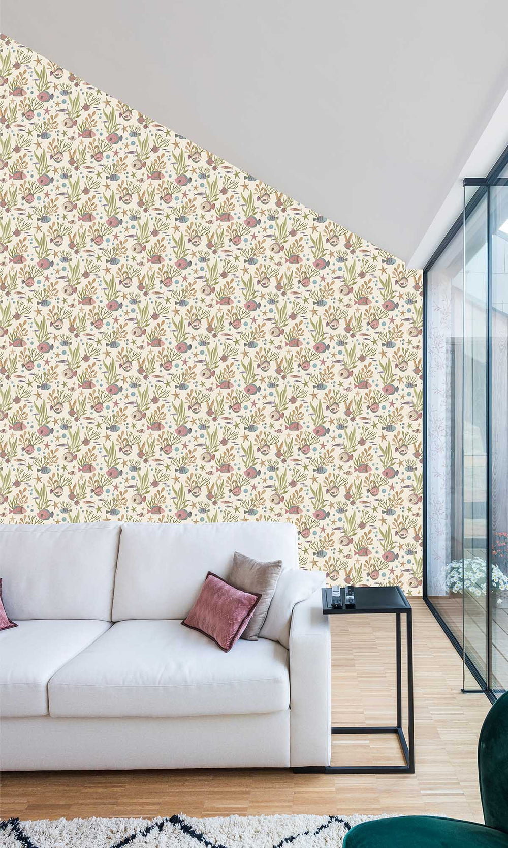 Mellow Rose Underwater Scene Wallpaper R10233
