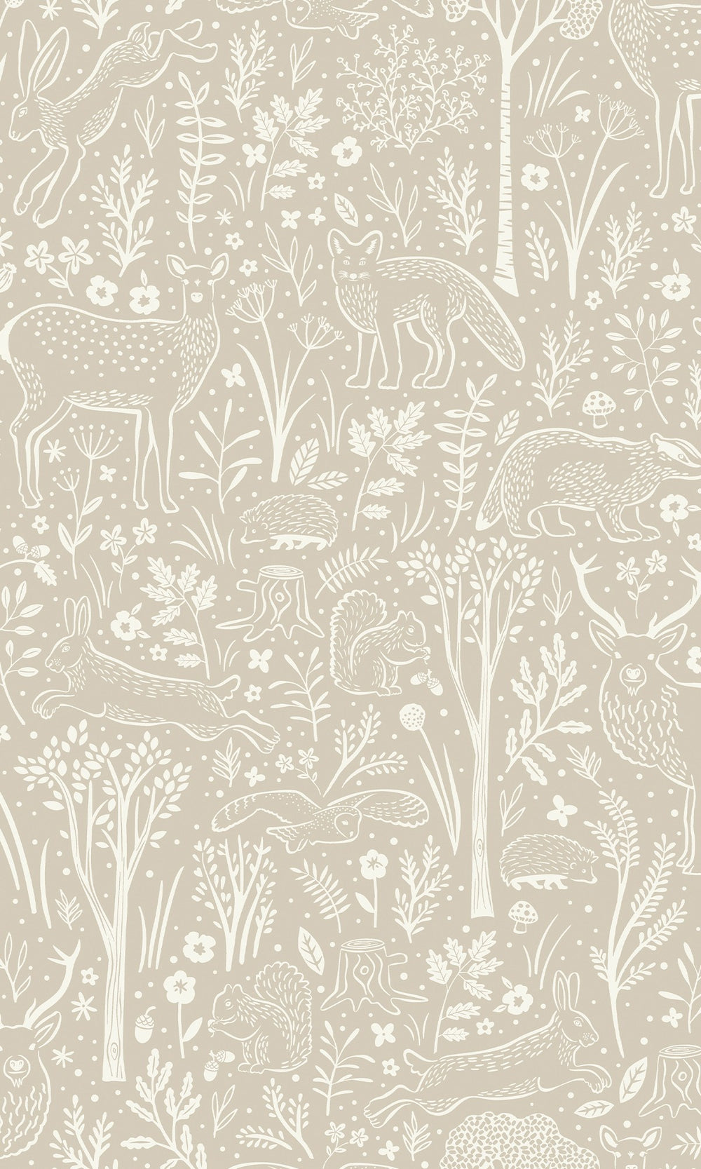 Oyster Haze Forest Scene Wallpaper R10235