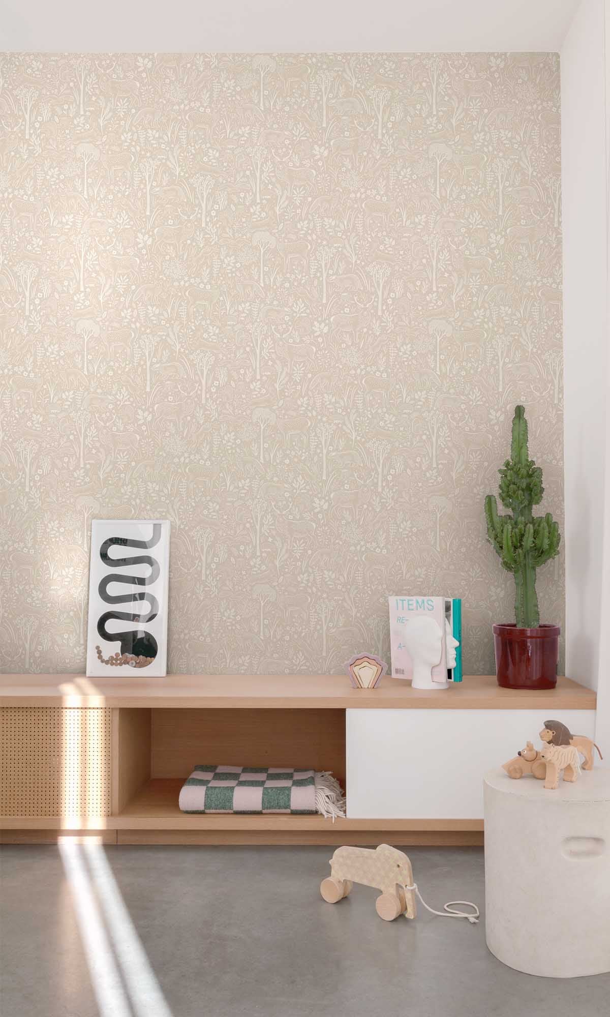 Oyster Haze Forest Scene Wallpaper R10235