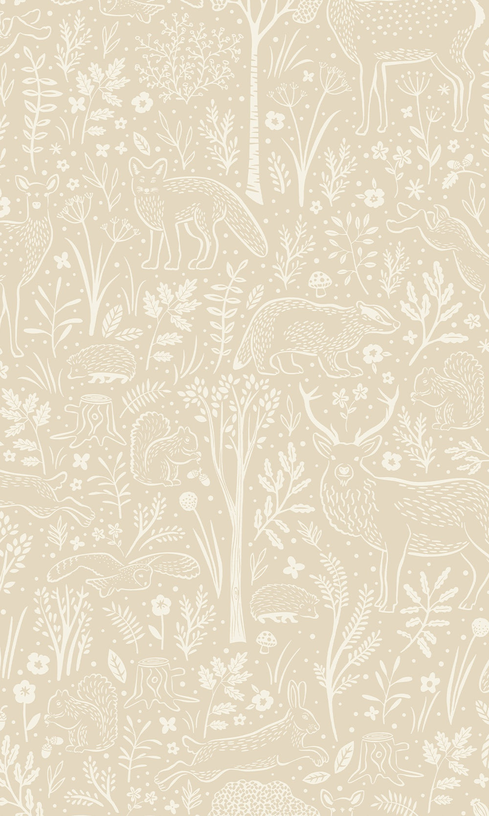 Almond Paste Forest Scene Wallpaper R10239