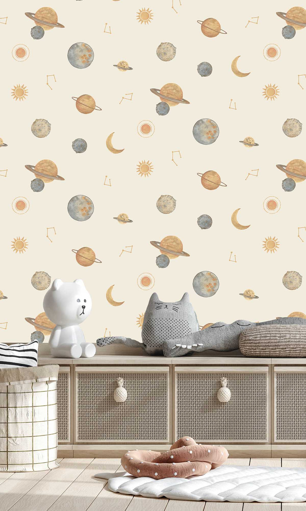 Stalactite Beige Celestial Elements Wallpaper R10242