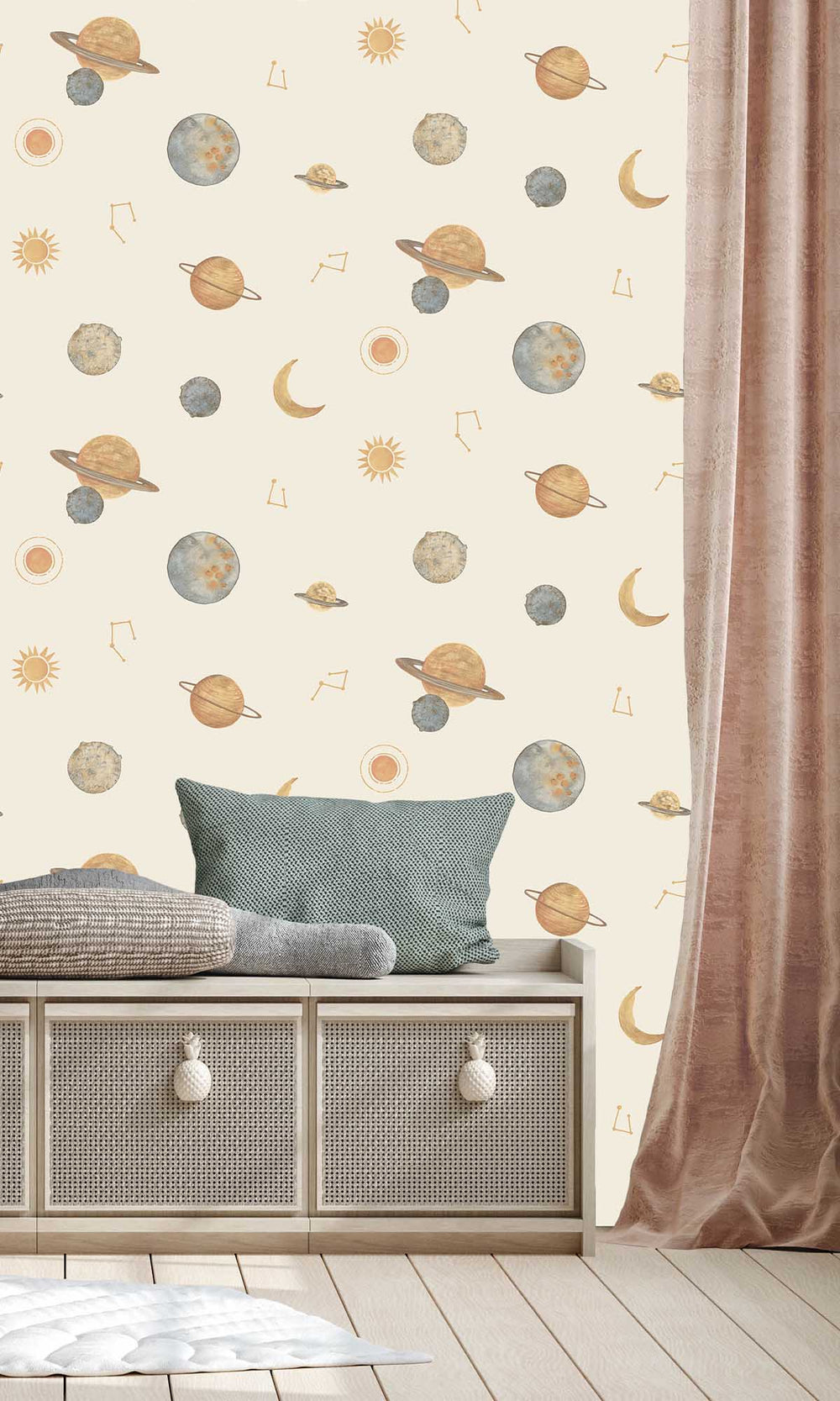 Stalactite Beige Celestial Elements Wallpaper R10242