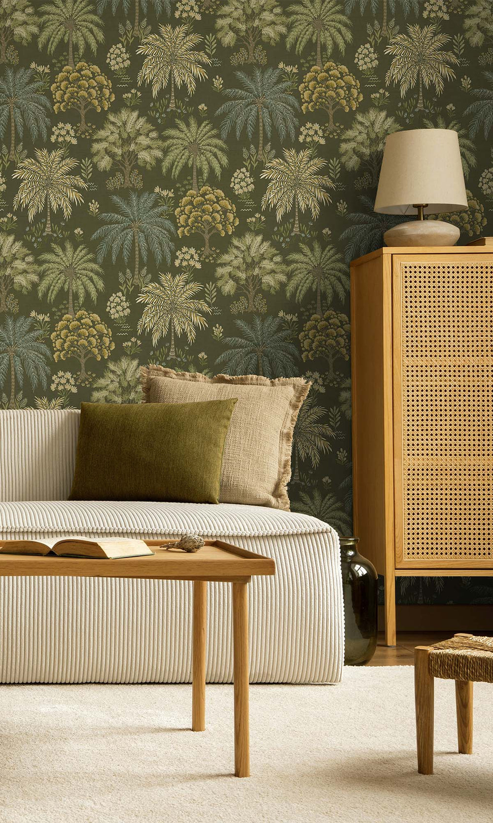 Green Tropical Arbors Wallpaper R10253