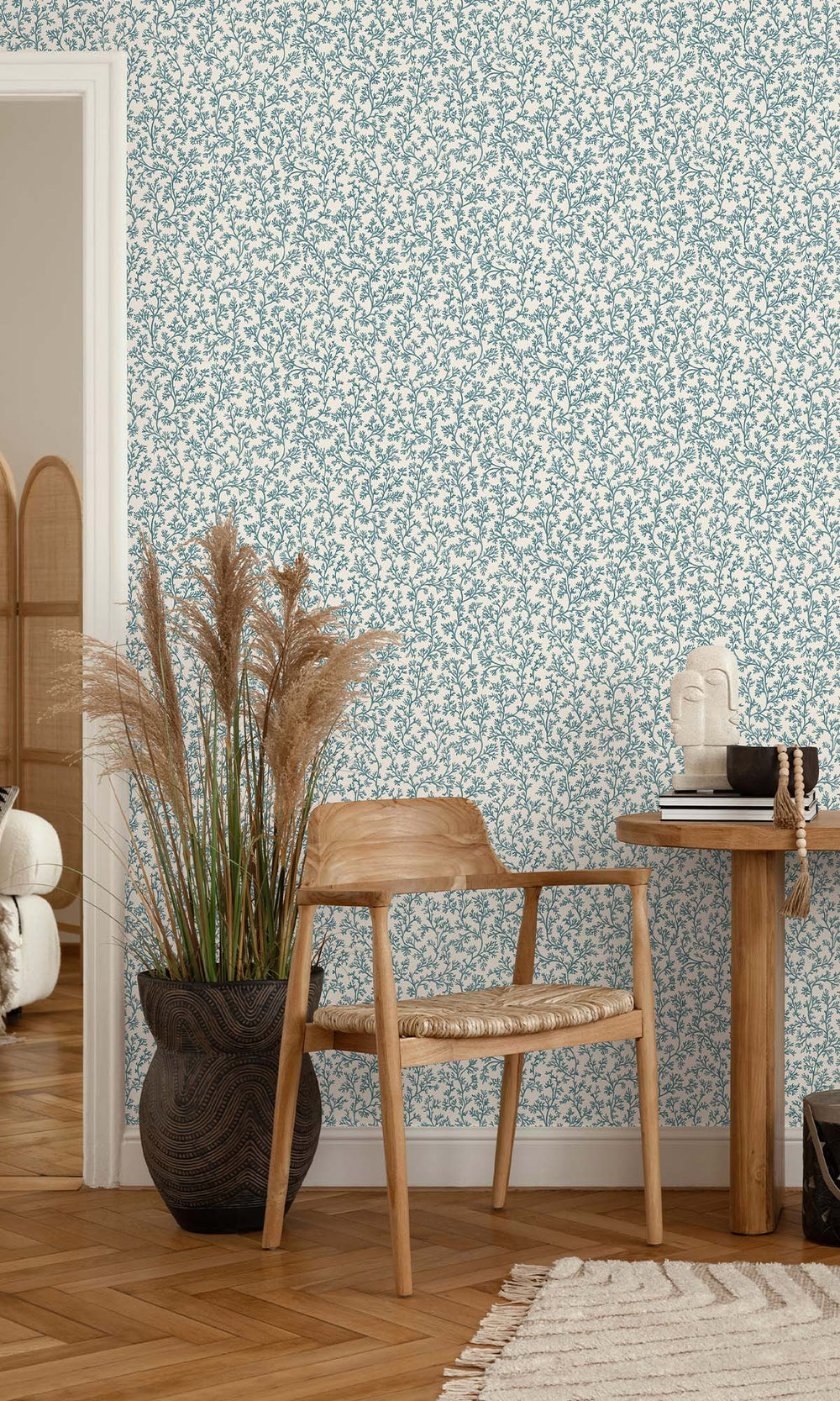 Aqua Coral Forest Wallpaper R10257