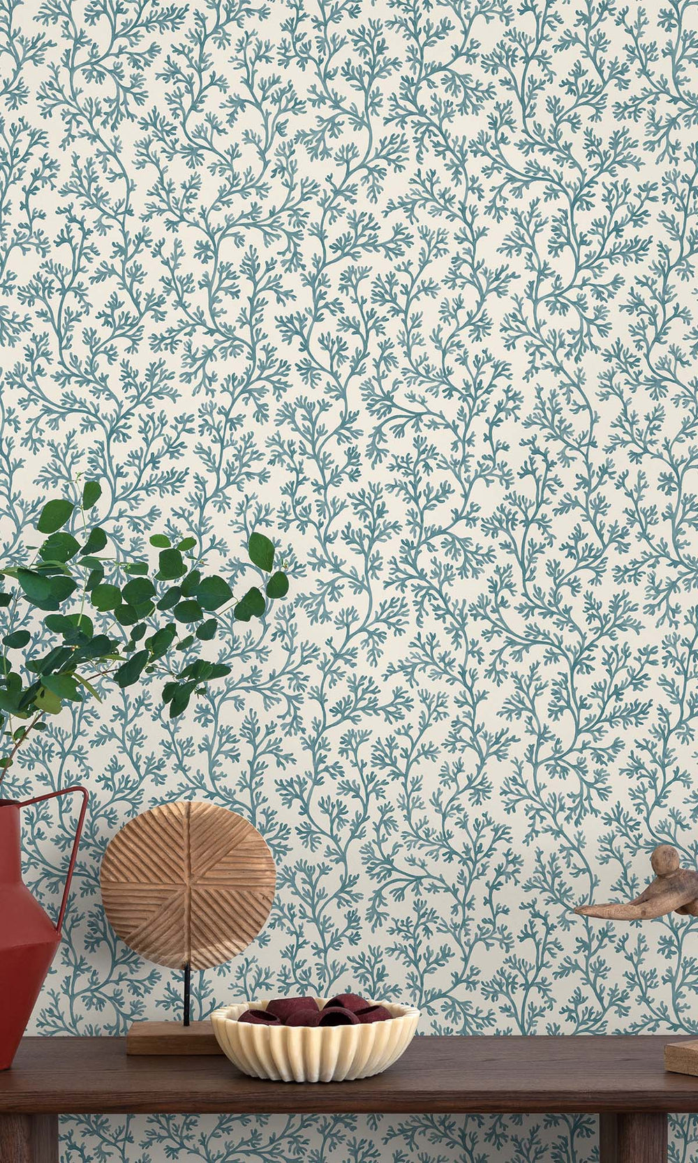 Aqua Coral Forest Wallpaper R10257