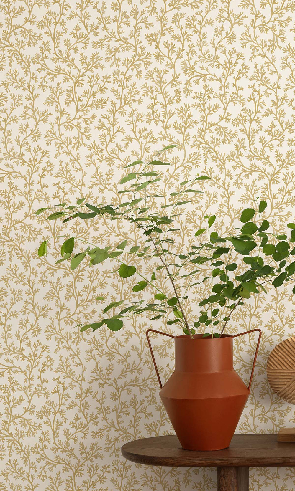 Ochre Coral Forest Wallpaper R10258