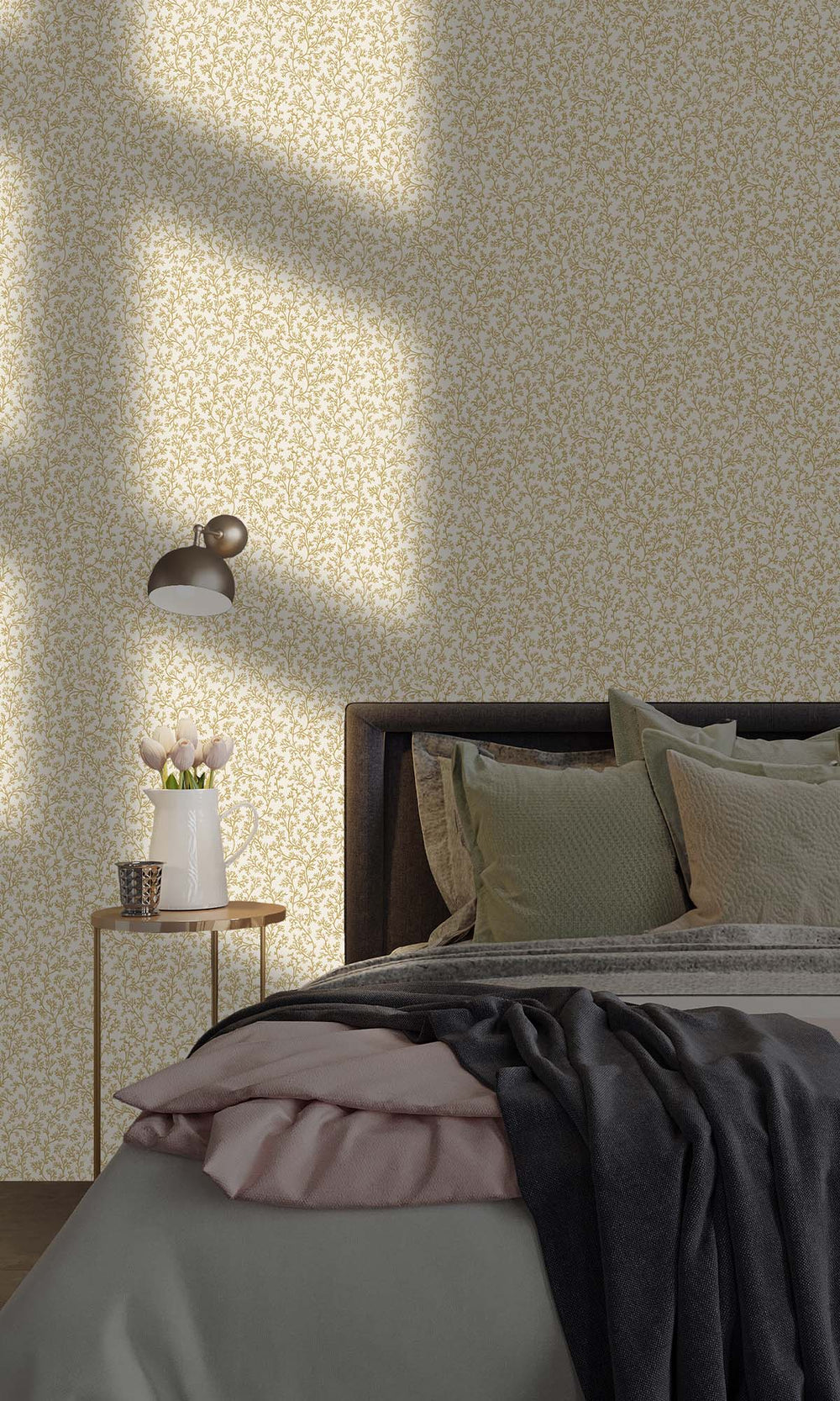 Ochre Coral Forest Wallpaper R10258