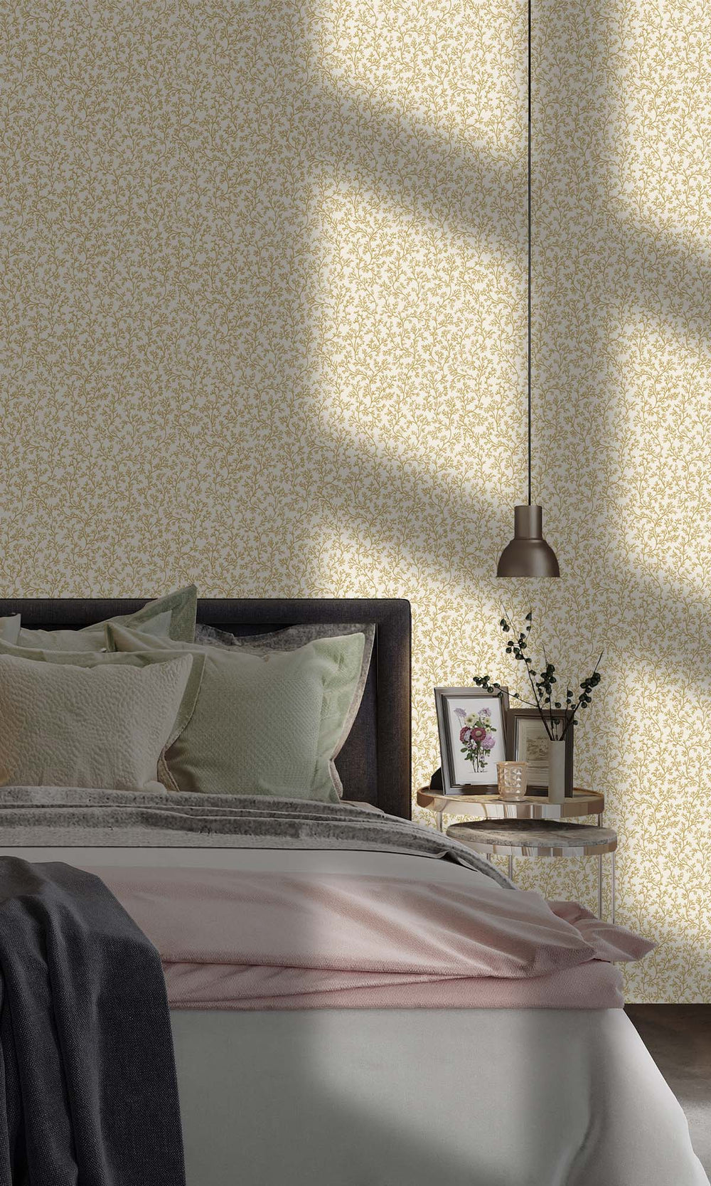 Ochre Coral Forest Wallpaper R10258