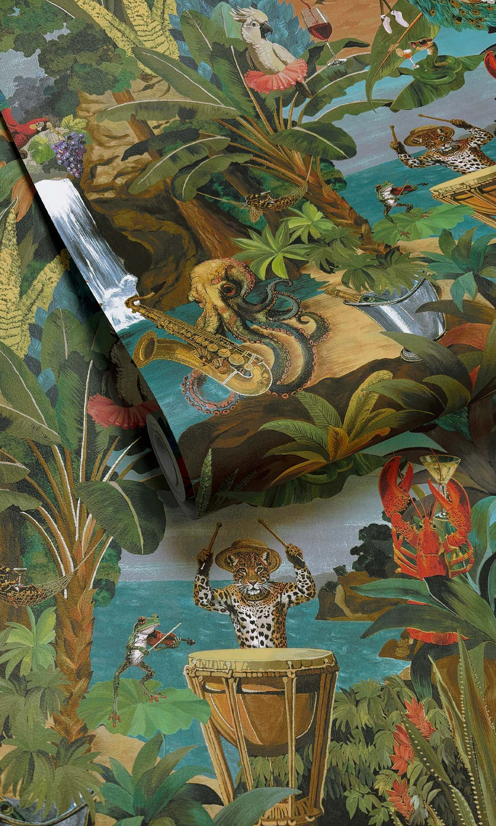Multi Tropical Beach Life Wallpaper R10273