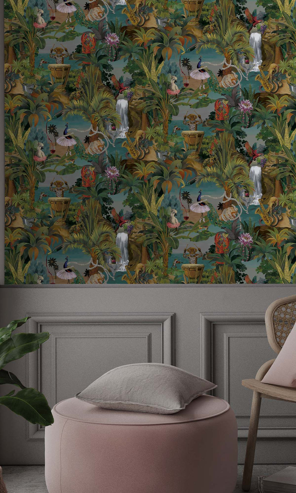 Multi Tropical Beach Life Wallpaper R10273