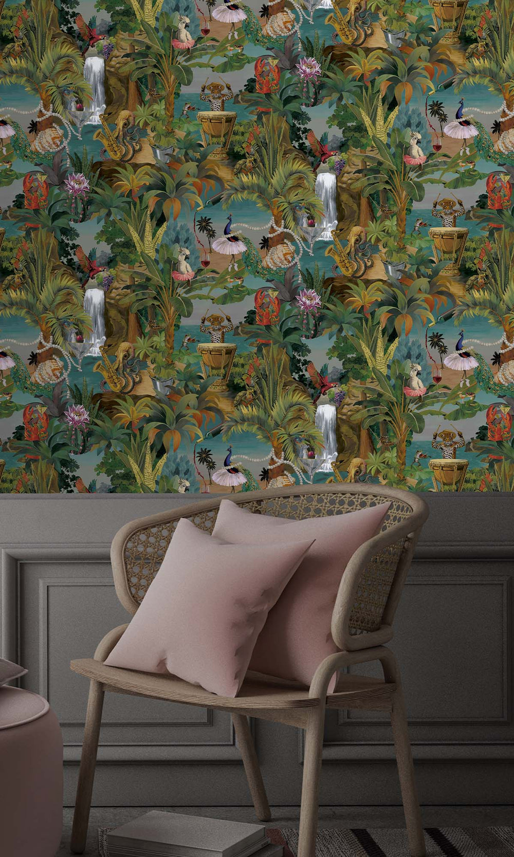 Multi Tropical Beach Life Wallpaper R10273