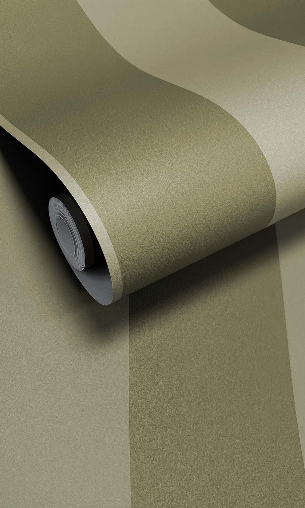 Green Bold Stripes Wallpaper R10277