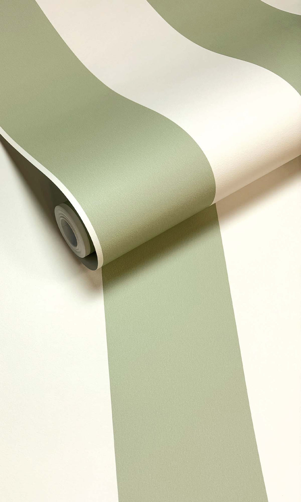Sage Bold Stripes Wallpaper R10279