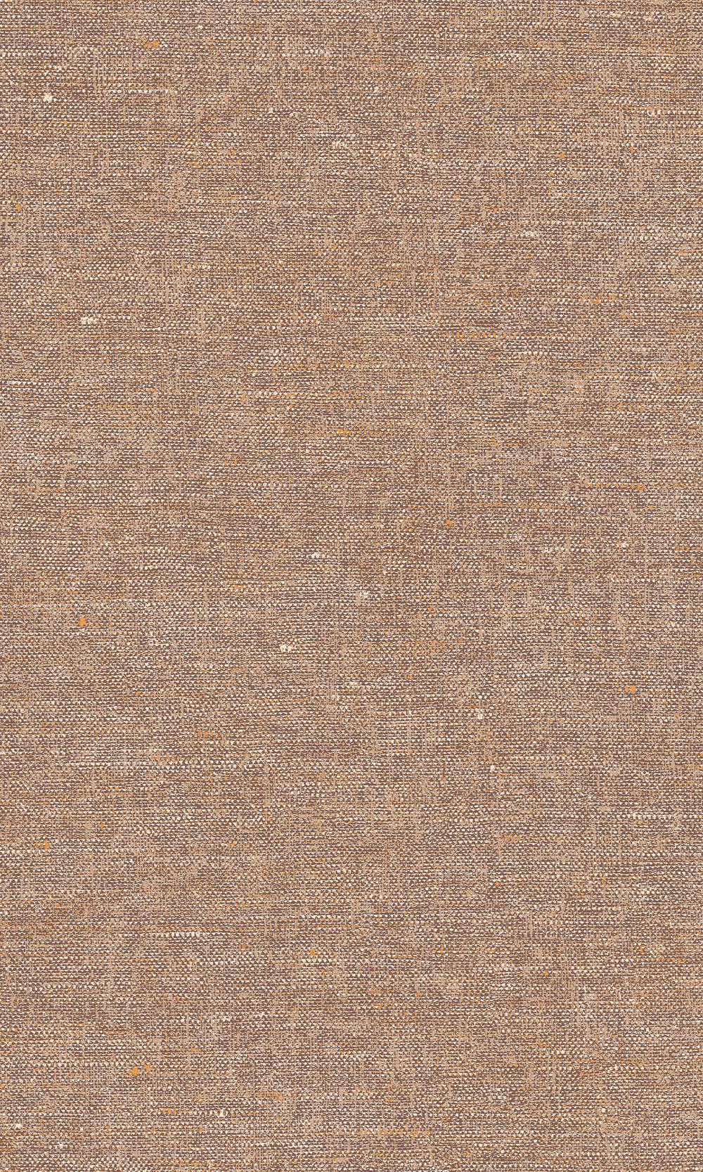Carob Brown Faux Hemp Print Wallpaper R10298