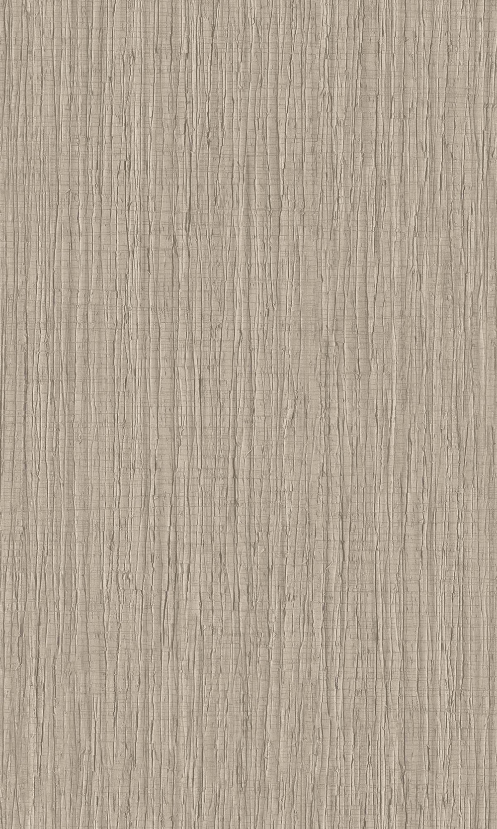Warm Grey Faux Rattan Print Wallpaper R10315