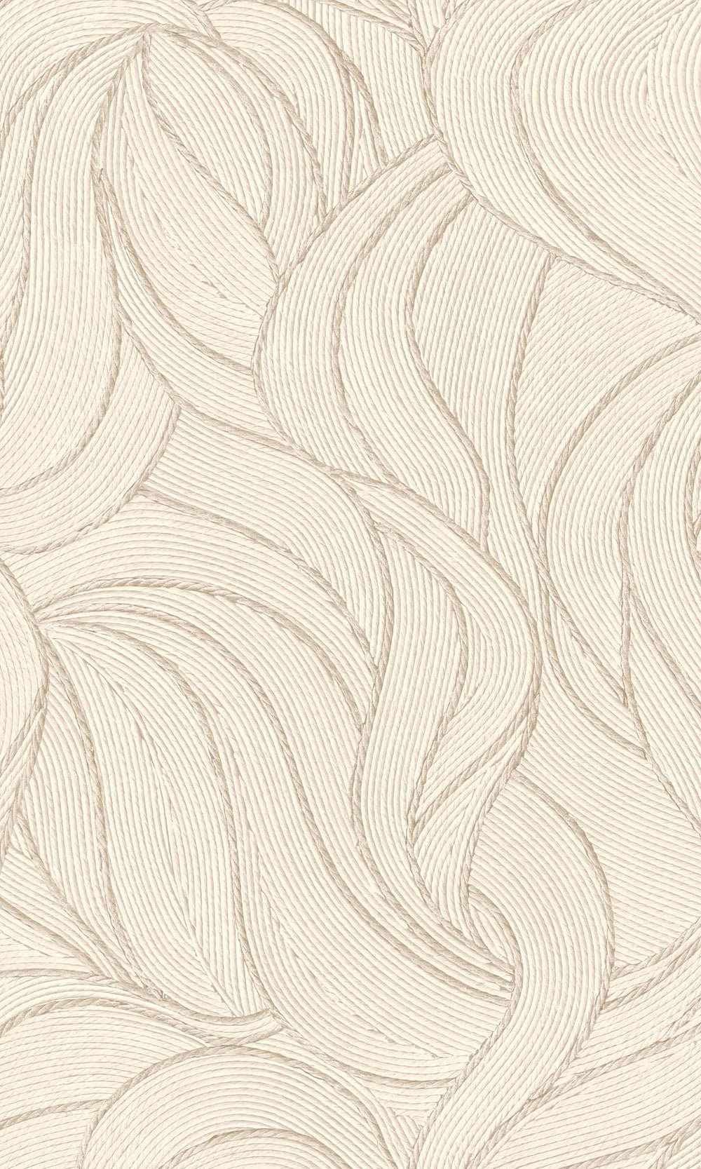 White Allover Topical Leaf Wallpaper R10327