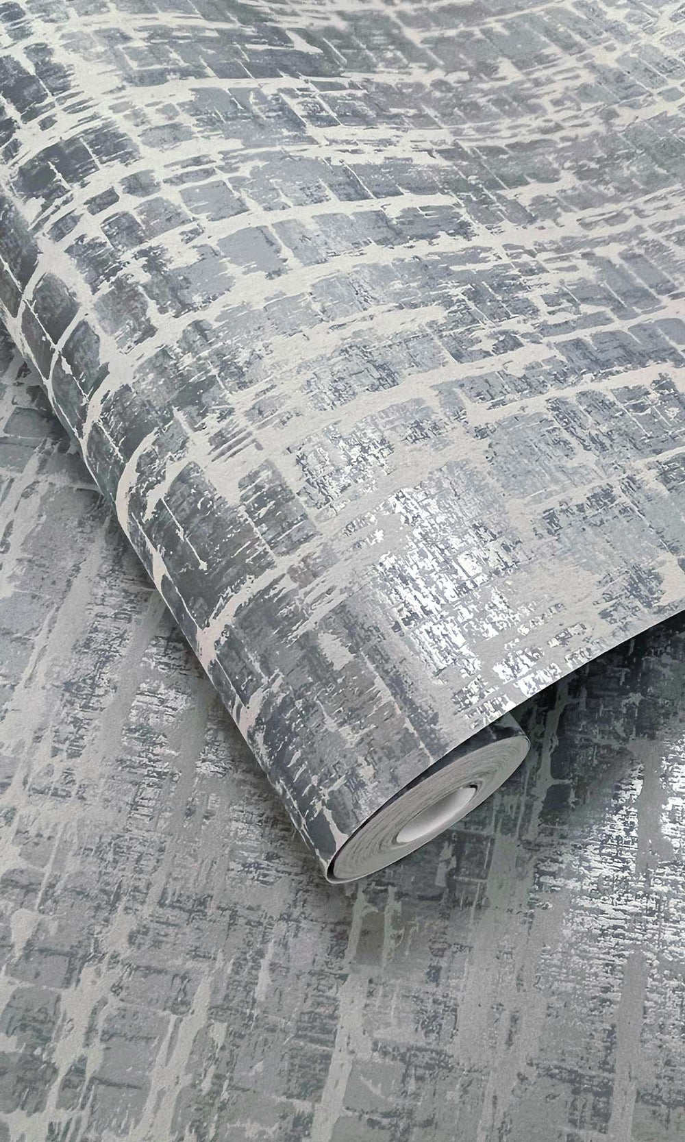 Blue Mini-geo Textured Print Wallpaper R10335